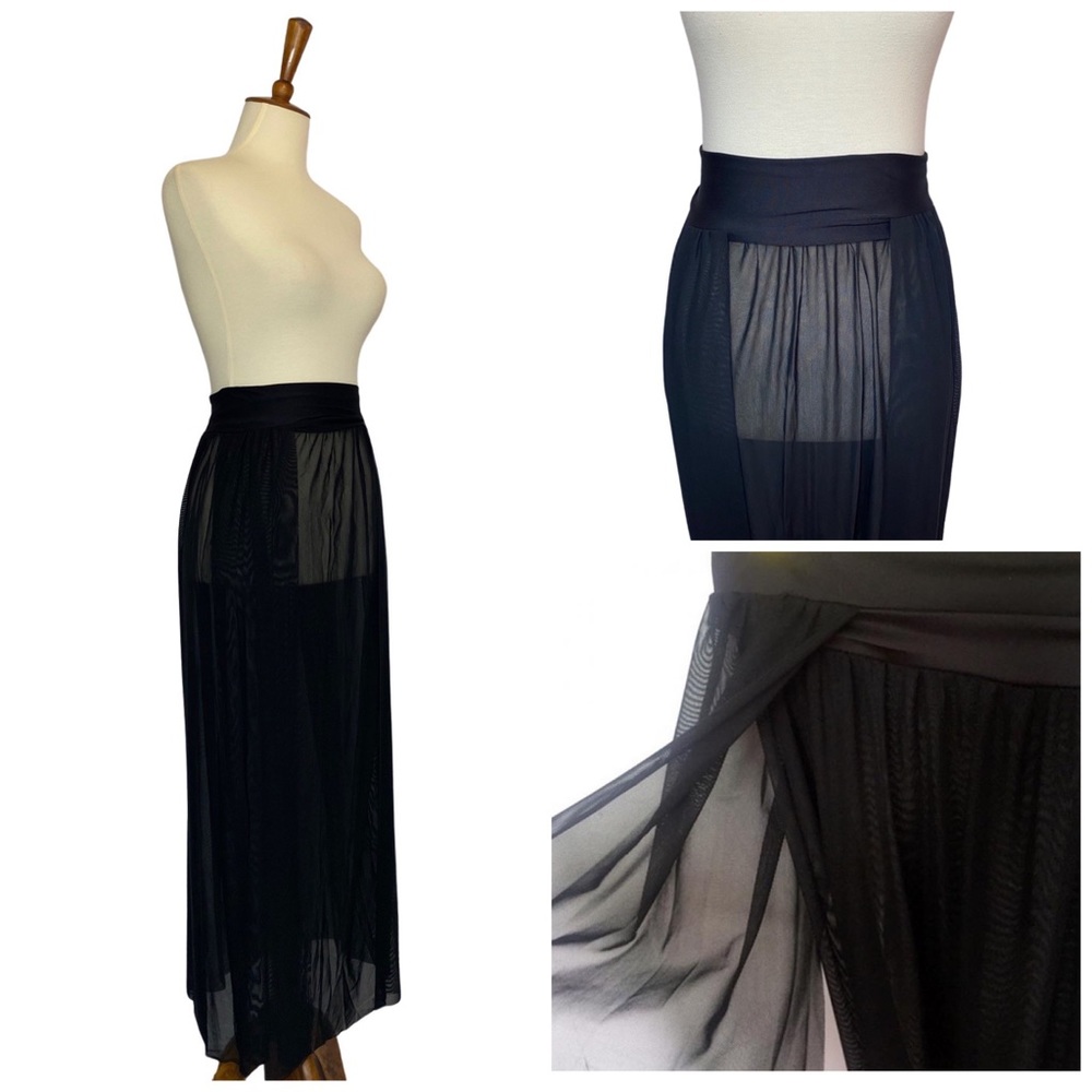 Sexy Semi-Sheer Maxi Skirt Swimsuit Beach Coverup - Picture 5 of 16